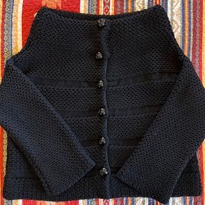 Moschino Cheap and Chic x Sheri Gellman Cropped Cardigan